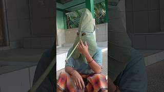 TOPENG DAUN TALAS PENGGANTI HELM