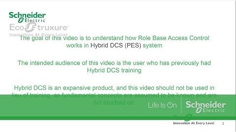 Role Base Access Control (RBAC) in Hybrid DCS 2018