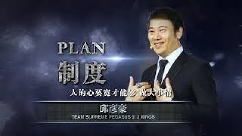 《赢在RIWAY III》Plan 制度  - 荣誉飞马9,3环 邱彦豪 - 天天要闻