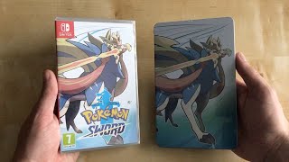 pokemon shield with steelbook