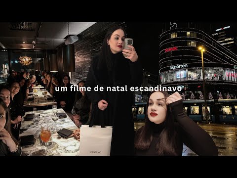 Dezembro aqui é um filme de natal 🇳🇴✨️ fiz brow lamination em casa e minhas amigas comeram baleia