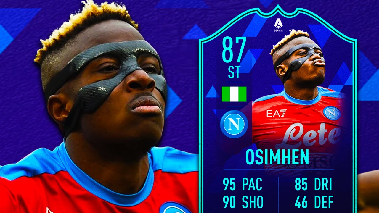 WORTH THE SBC? 🤔87 POTM OSIMHEN PLAYER REVIEW - FIFA 22 ULTIMATE TEAM