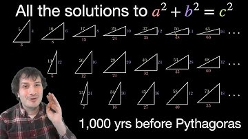 a² + b² = c² has infinitely many solutions.
