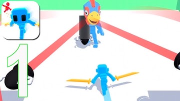 Samurai Flash - Gameplay Walkthrough Part 1 - Level 1-32(iOS, Android)