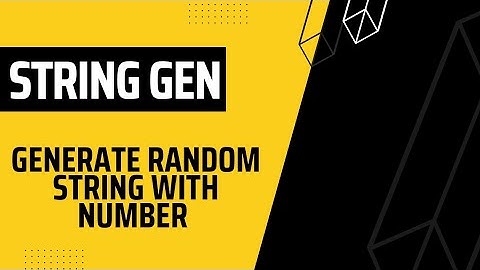 How to generate random String in Sketchware | #sketchware #random #string