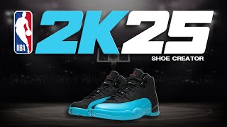 NBA 2K25 Shoe Creator - How to make Air Jordan Retro 12 'Gamma'