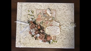 MINI ALBUM TUTORIAL PART 3 STAMPERIA CEREMONY SHELLIE GEIGLE JS HOBBIES AND CRAFTS