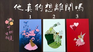 塔羅占卜: 他真的想離開嗎？內心有沒有一點猶豫或遺憾？雙方還能回到過去嗎？未來關係有反轉的可能嗎？（斷聯或分手的關係）