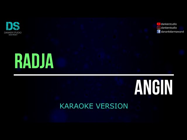 Radja - angin (karaoke version) tanpa vokal class=