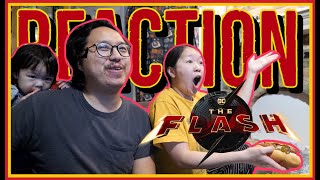 HOLY COW THAT WAS INSANE!! Blind Reaction to The Flash 2023!! | Cathy+Long ft.Norah & others