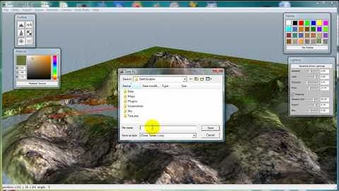 Earth Sculptor Tutorial - Export