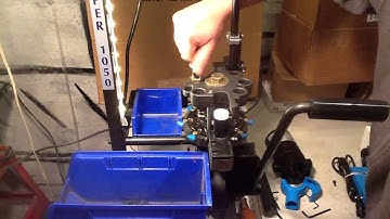 DILLON RT 1500 CASE TRIMMER 300 BLACKOUT DIE SET UP IN 2 MINUTES ON DILLION 1050 RELOADING PRESS