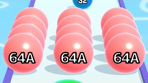 MAX LEVELS 154 BALL RUN 2048 ☘️🔴⚽. All Levels Gameplay Walkthrough Android, iOS New Update