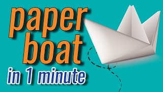 Origami for beginers - Paper boat. STOP MOTION VIDEO