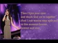 Jessica Sanchez - I Don't Wanna Miss A Thing with Lyrics