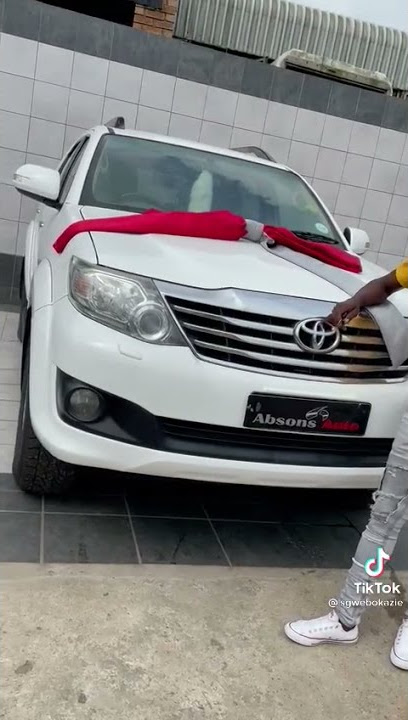 sgwebo sentambo esivele uceke we Fortuner yakhe ayithengile syakubongela