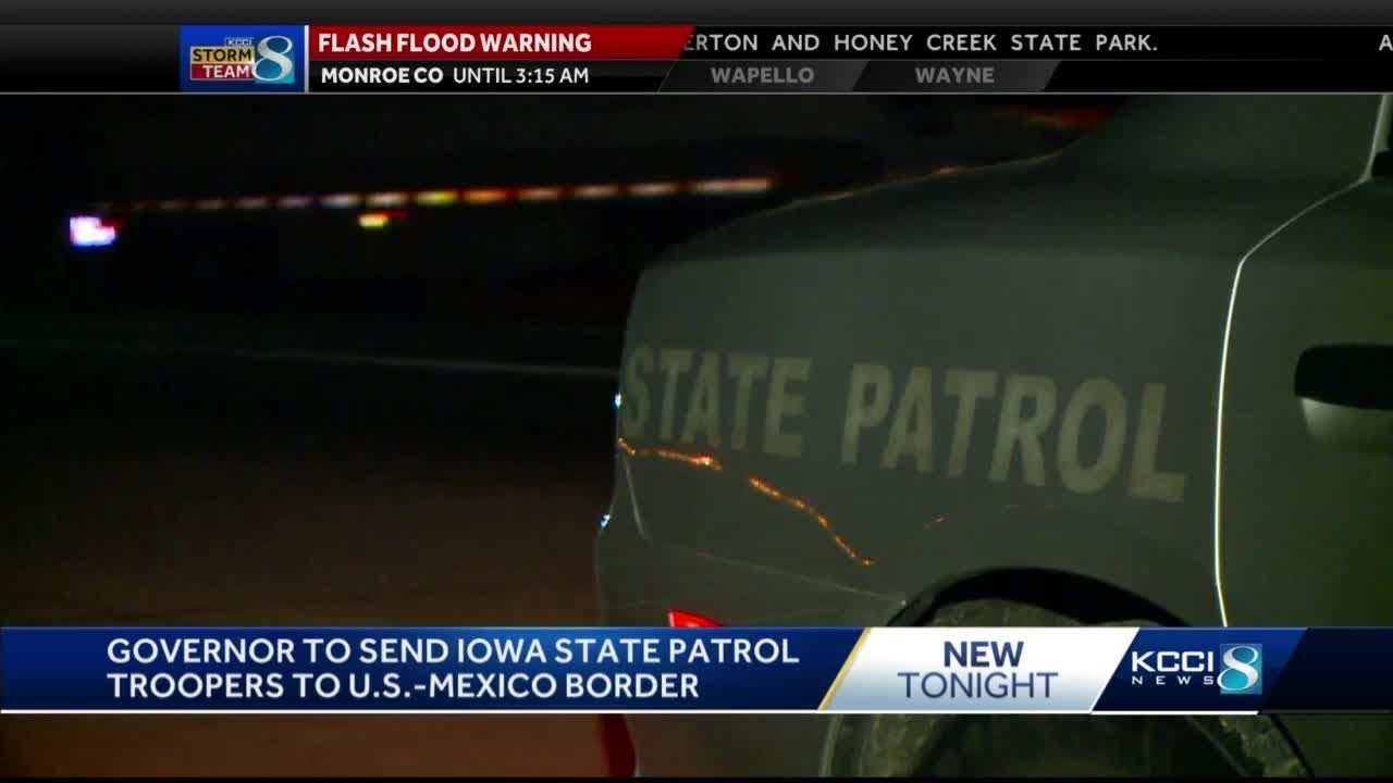 Gov. Reynolds to deploy Iowa State Patrol officers to U.S. southern ...