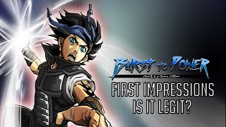 Burst To Power: First Impressions/Is It Legit/Anime Fighting Action RPG screenshot 1