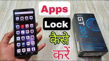 How To Apps Lock in Inifnix GT 20 Pro | Infinix GT 20 Pro App Lock Kaise Karen |