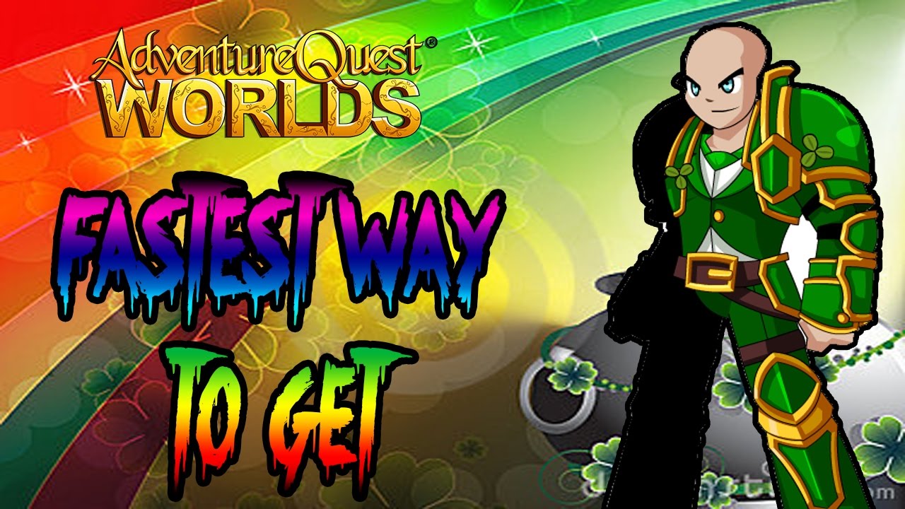 AQW - HOW TO GET THE LEPRECHAUN CLASS FAST - YouTube