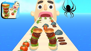 Sandwich Runner ​- All Levels Gameplay Android,ios (Levels 299-305)