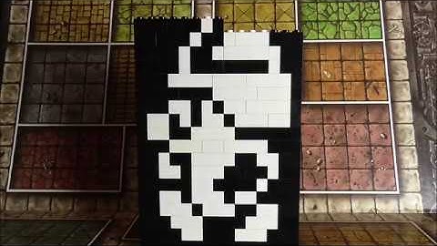 Lego Pixel Art | Atic Atac ZX | retro game sprite