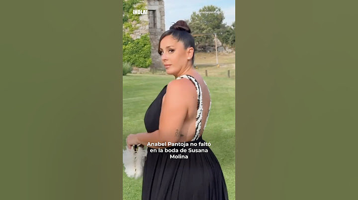 Anabel Pantoja, tras la boda de Susana Molina: ‘He sido muy mala amiga’