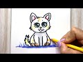 How to draw a cute Kitty