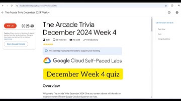 The Arcade Trivia December 2024 Week 4 #quiz answer || Trivia December quiz solution #Arcade #gcp