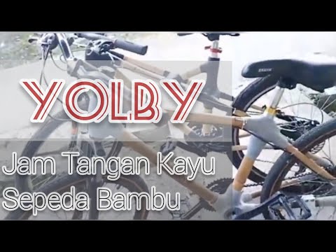 UMKM Lampung #Jam Kayu dan Sepeda Bambu Merek Yolby