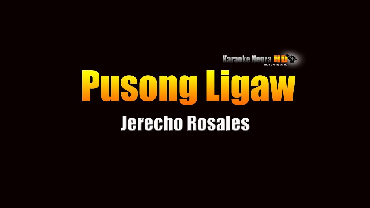 Pusong Ligaw - Jerecho Rosales (KARAOKE)
