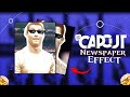 Trending newspaper effect in capcut like ae dynamic editz 20