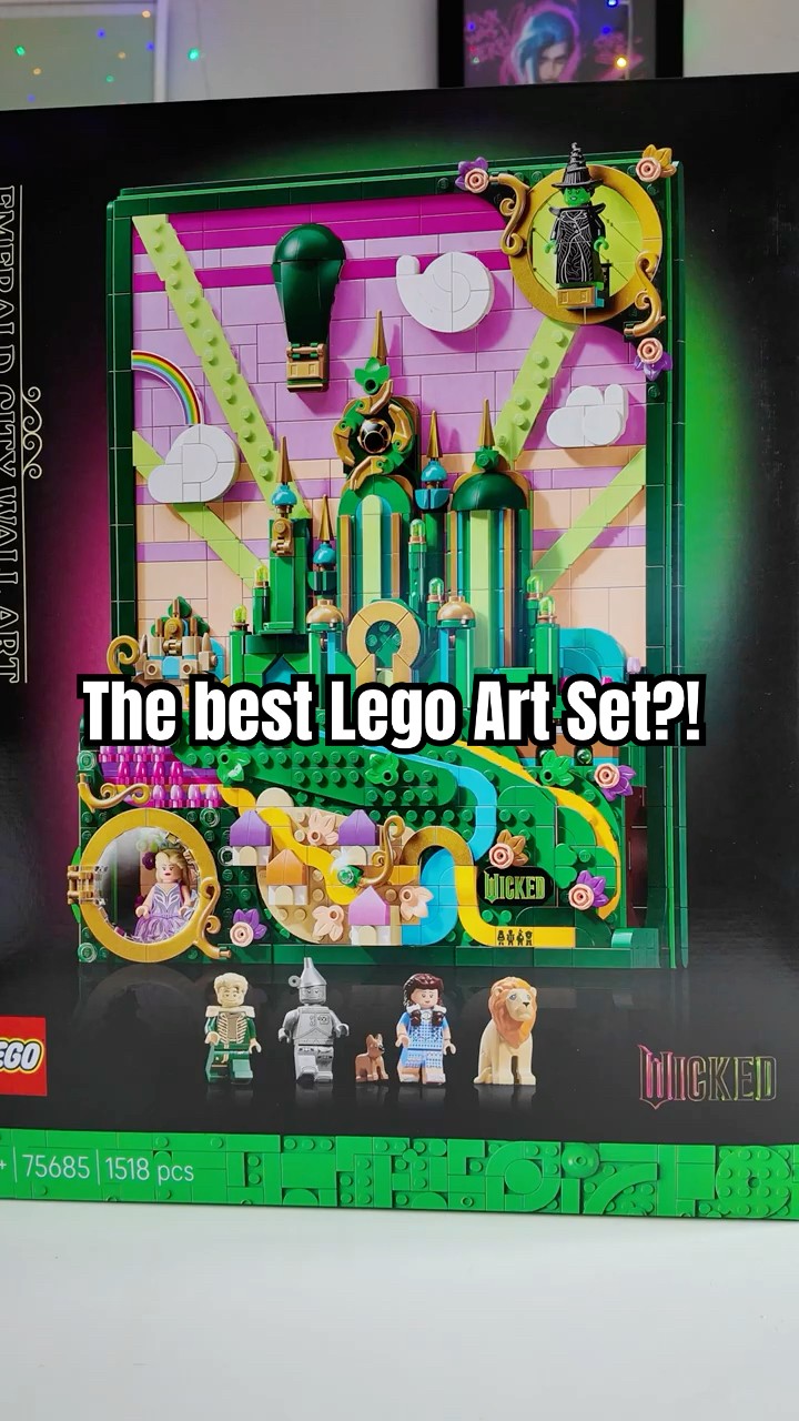 LEGO Wicked Emerald City Wall Art 75685 – Unboxing the Set