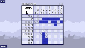 Picross Touch (Medium Level 86) Gameplay and Tutorial