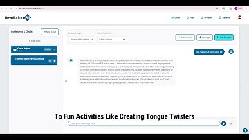 Hoe de RevolutionEd AI-lesplanner te gebruiken | Een AI-pagina voor schoolbeheer aanmaken | Revol...