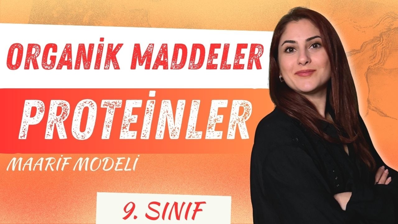 14) PROTEİNLER | ORGANİK MADDELER | 9. SINIF BİYOLOJİ | MAARİF MODELİ