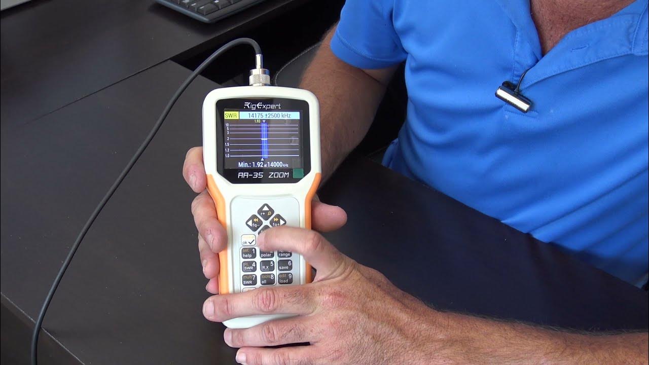 RigExpert AA35 Zoom Antenna Analyzer Review/Quick Demo, Ham Radio