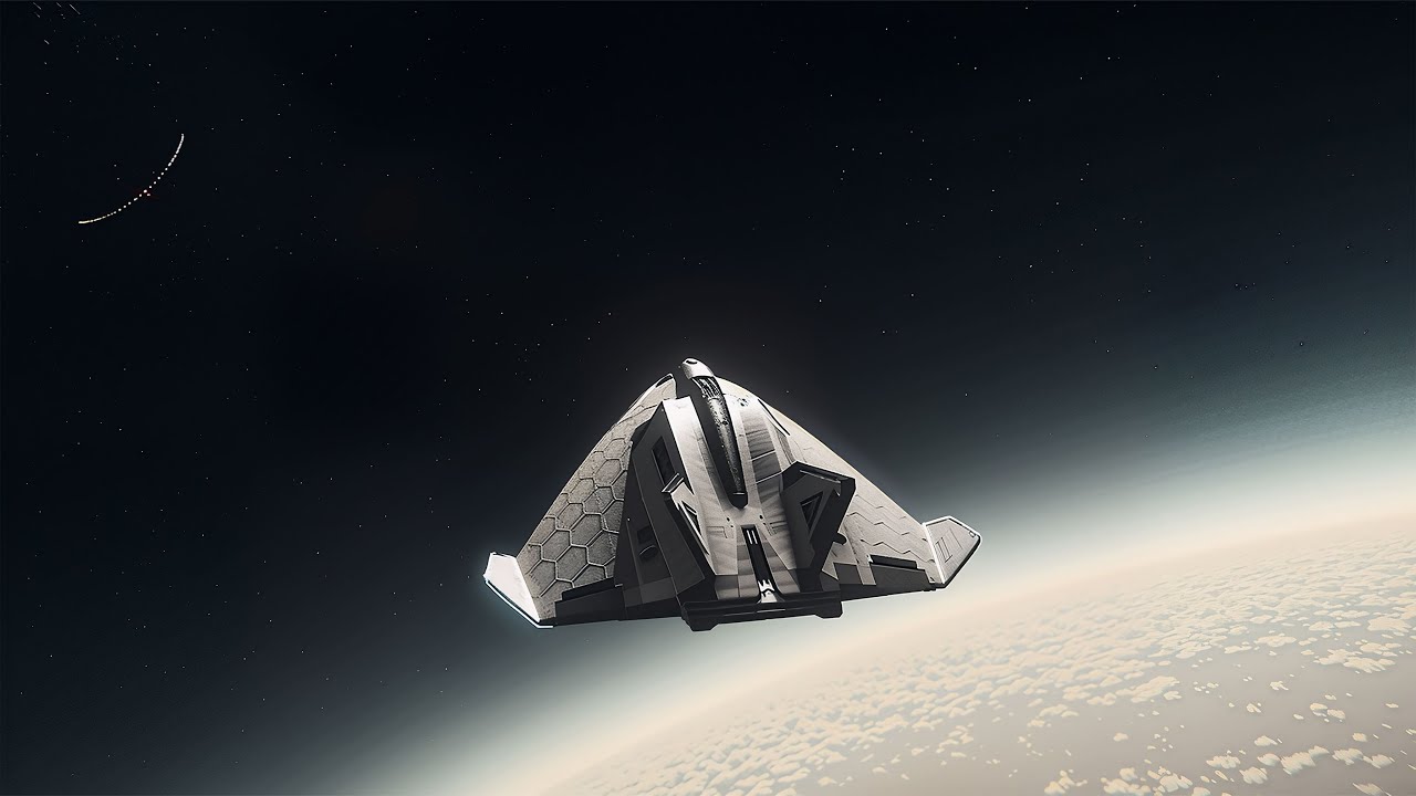 [4K] Star Citizen Space Station Walk & Galaxy Flight Relaxing Ambience ASMR Exploration