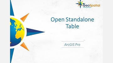 Open Standalone Table