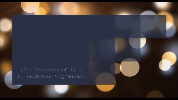 Python Basics #02: Numeric data type  پایتون مقدماتی #02: انواع داده عددی