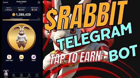Rocky Rabbit New Telegram Bot Mining Full detail video | Ton Blockchain