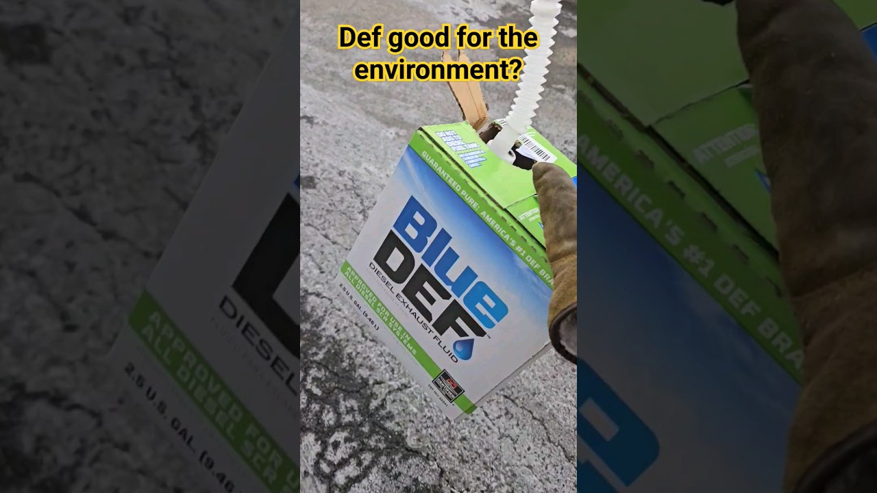 is DEF good for the environment? 