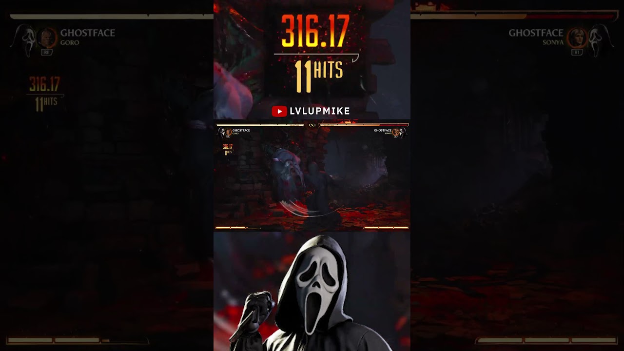 GHOSTFACE and Goro 410 Damage COMBO | Mortal Kombat 1 Combos