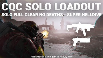 Helldivers 2 – CQC Reprimand Loadout SHREDS Automatons (SOLO MAX DIFFICULTY FULL CLEAR NO DEATHS)