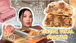 TRYING BROOKI BAKEHOUSE COOKIES!! 👩‍🍳 All the way from Australia!
