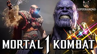 The Amazing Thanos Snap Brutality - Mortal Kombat 1 Geras Gameplay Online Matches
