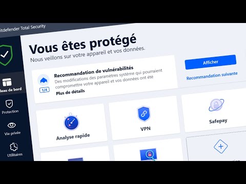 Présentation de l'antivirus Bitdefender Total Security 2021