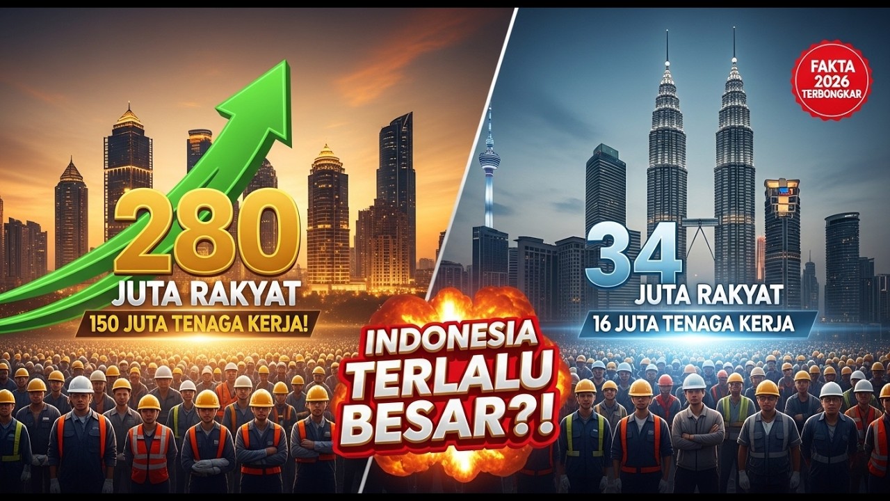 Mengapa Saiz Indonesia Adalah Kelebihan Terbesarnya Berbanding Malaysia