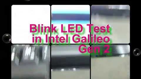 Blink LED in Intel Galileo GEN 2