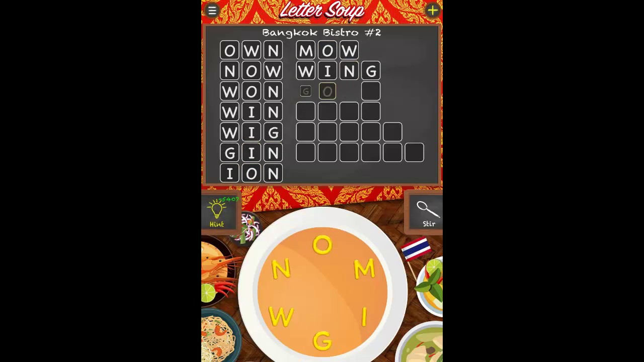 Letter Soup Cafe Bangkok Bistro Pack Level 2 Answers - YouTube